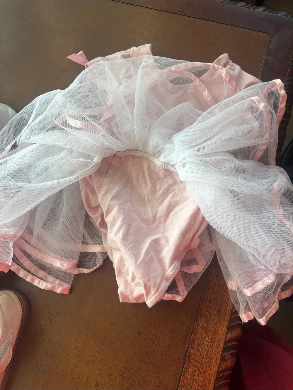 Ruffle Butts Pink and White Tulle Dance Costume